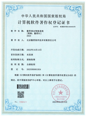 BI系统2023著作权